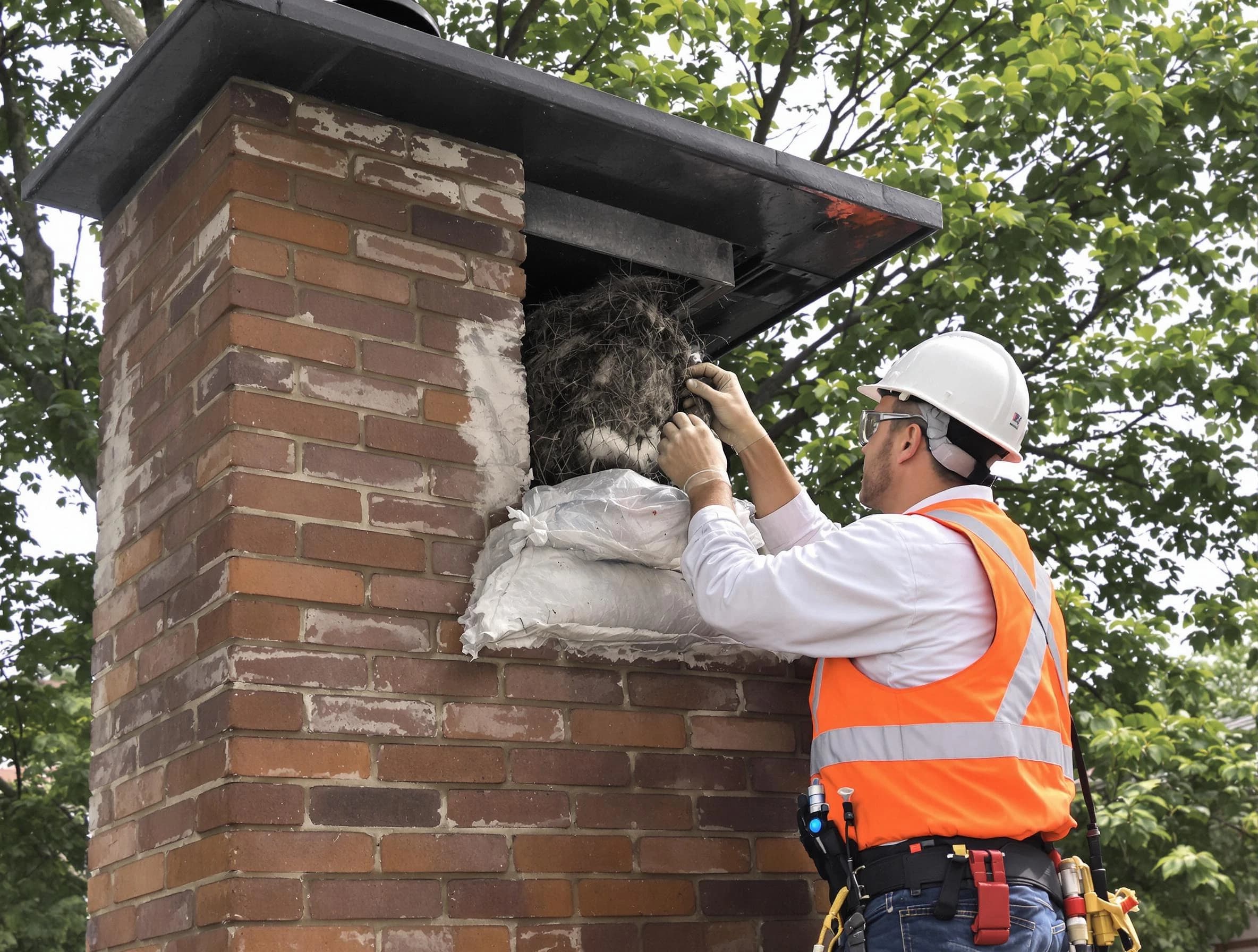 Humane removal of debris and animals by Bessemer Chimney Sweep in Bessemer, AL