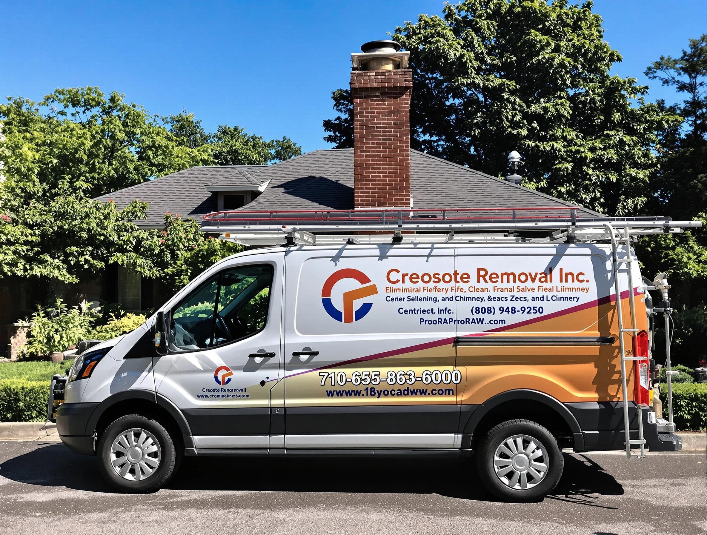 Bessemer Chimney Sweep technician removing creosote safely in Bessemer, AL