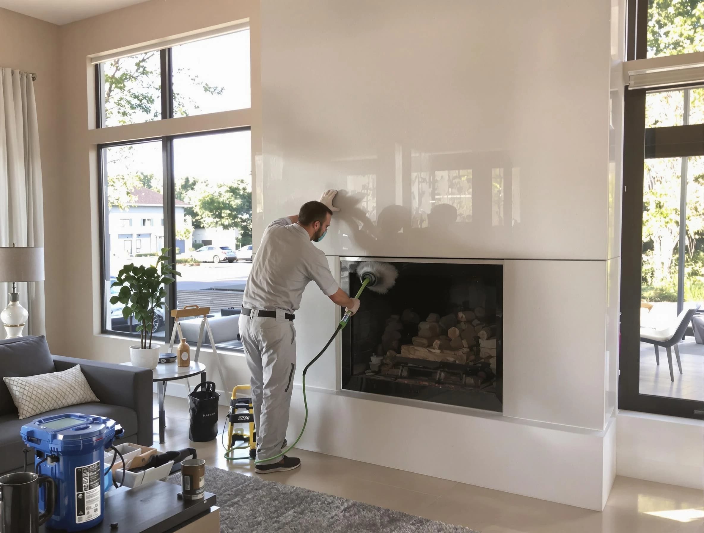 Bessemer Chimney Sweep performing thorough soot removal in Bessemer, AL