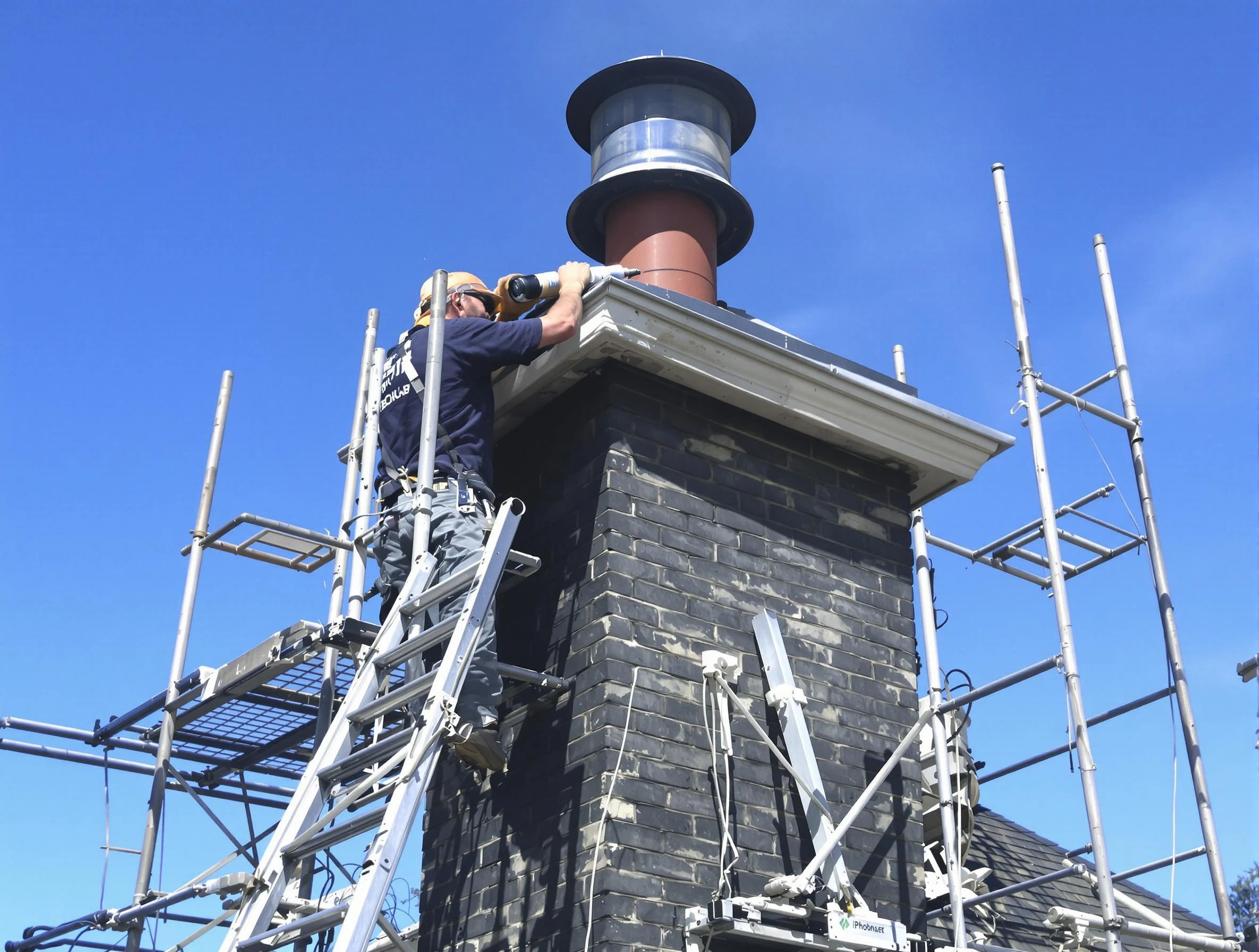 Sturdy chimney crown finished by Bessemer Chimney Sweep in Bessemer, AL