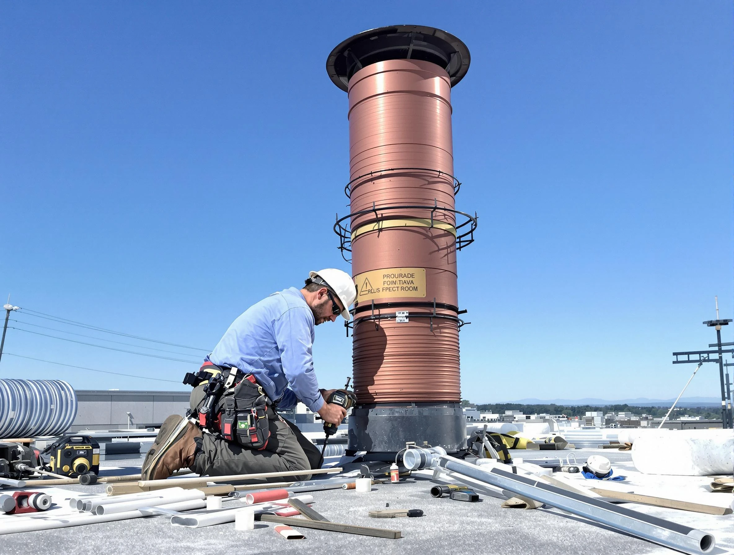 Installed chimney liner by Bessemer Chimney Sweep in Bessemer, AL