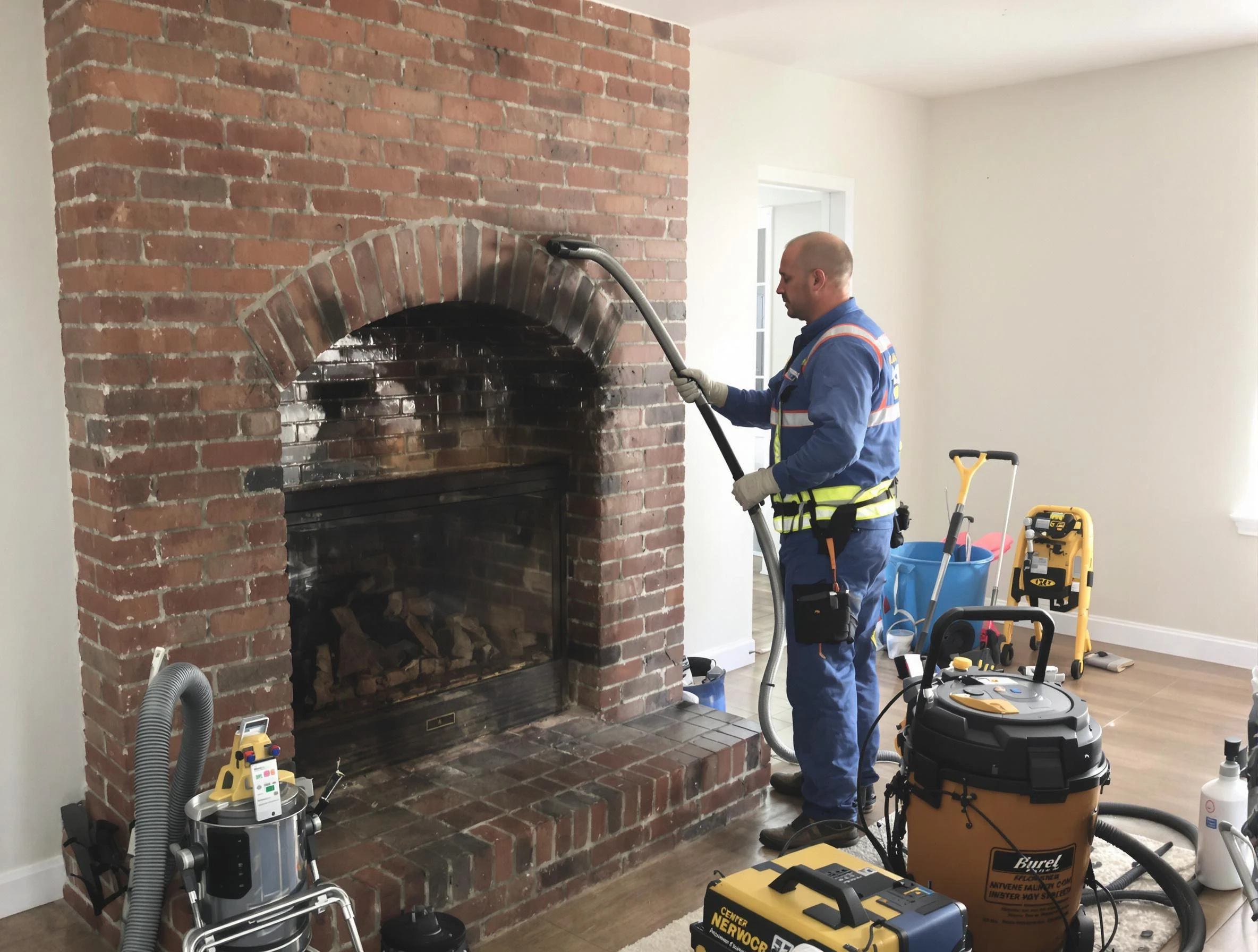 Bessemer Chimney Sweep expert performing detailed chimney sweep in Bessemer, AL